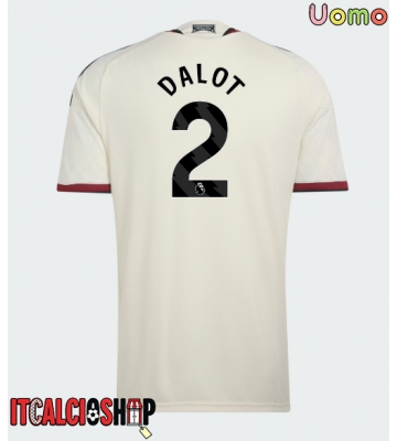 Manchester United Diogo Dalot #2 Terza Maglia 2026-27 Manica Corta